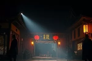 雨幕车站剧情向实况中的站台与雨滴特写