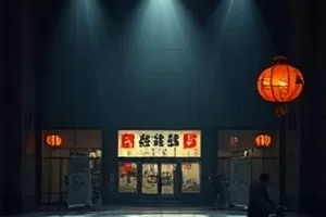 拾光机位雨后扫街直播中的路面反光与镜头取景